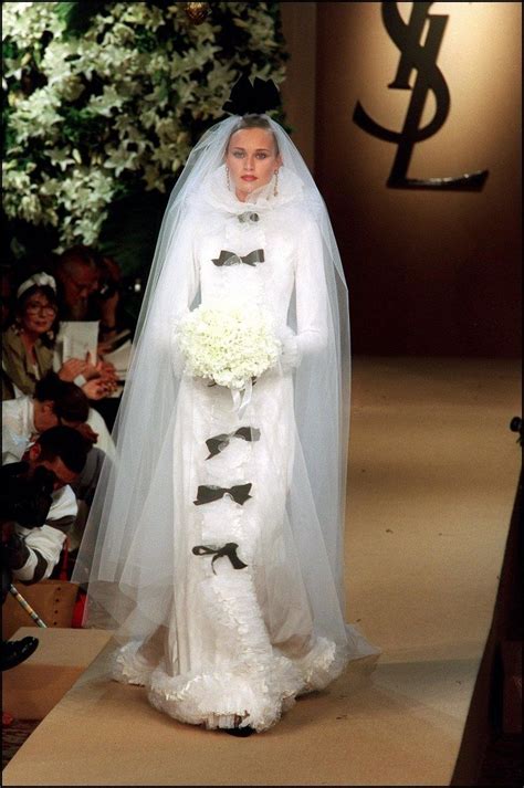 wedding dress yves saint laurent|yves saint laurent famous designs.